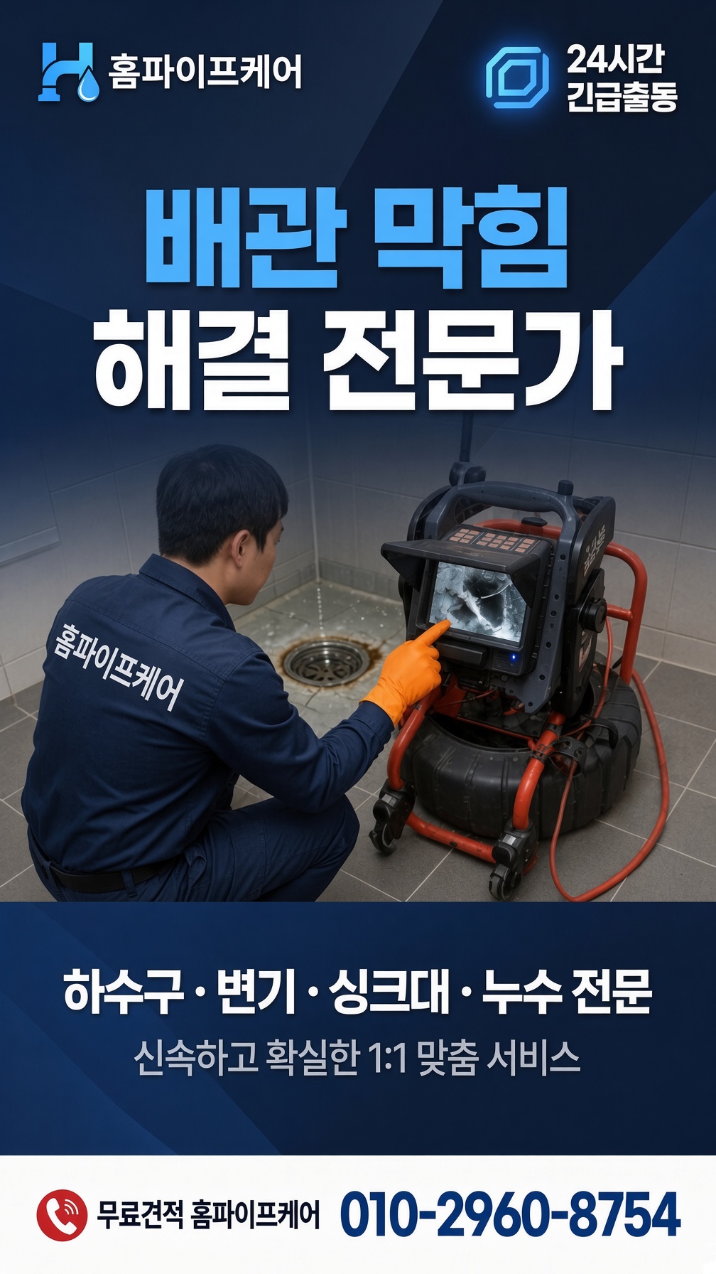 가좌동 하수구막힘 현장 사진
